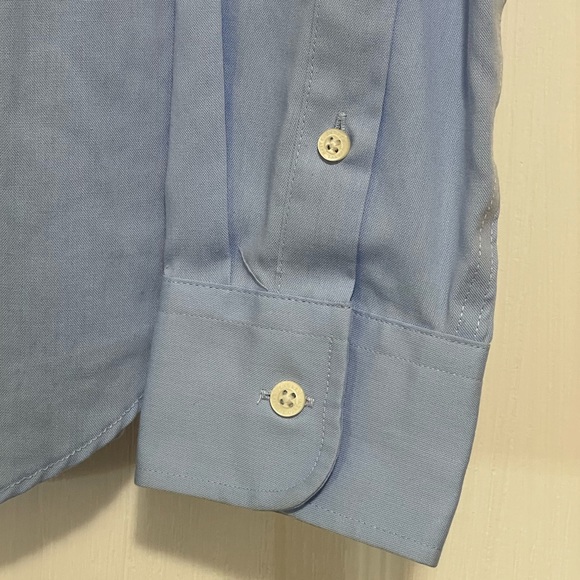 Ralph Lauren Non-Iron Fitted Blue Button Up - Picture 6 of 6